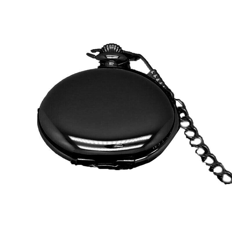 Antique Retro Mechanical Skeleton Steampunk Mens Pocket Watch Open Case Chain Au - White