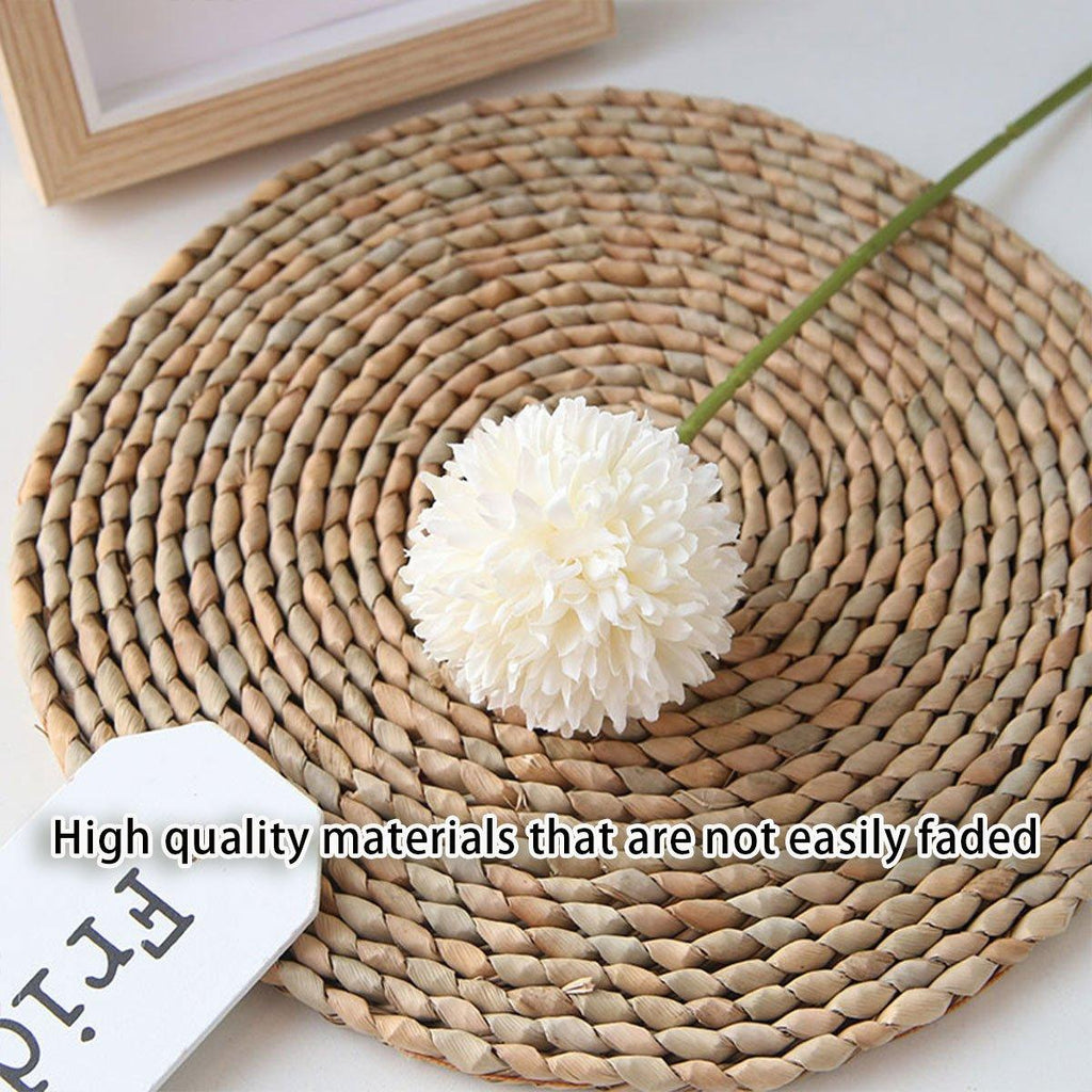 12pcs Artificial Dandelion Fake Flower Simulation Arrangement Desktop Decoration - Purple
