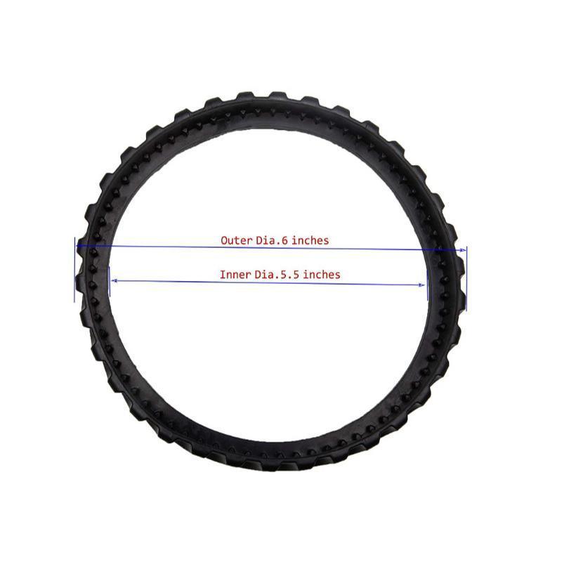 2/4PCS Replacement Pool Cleaner Tires for Zodiac MX6 MX8 R0526100 Tracks - 2PCS
