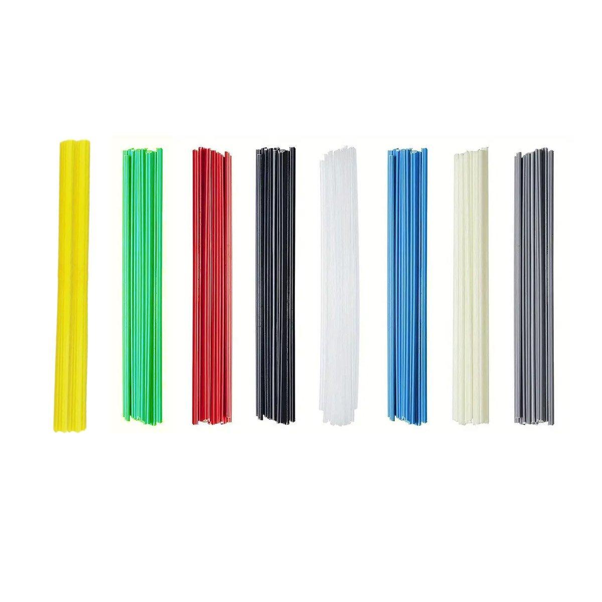 Bumper Plastic Welding Rod Torch 50CM/25CM Assorted Colours and Materials - White - PP 25cm