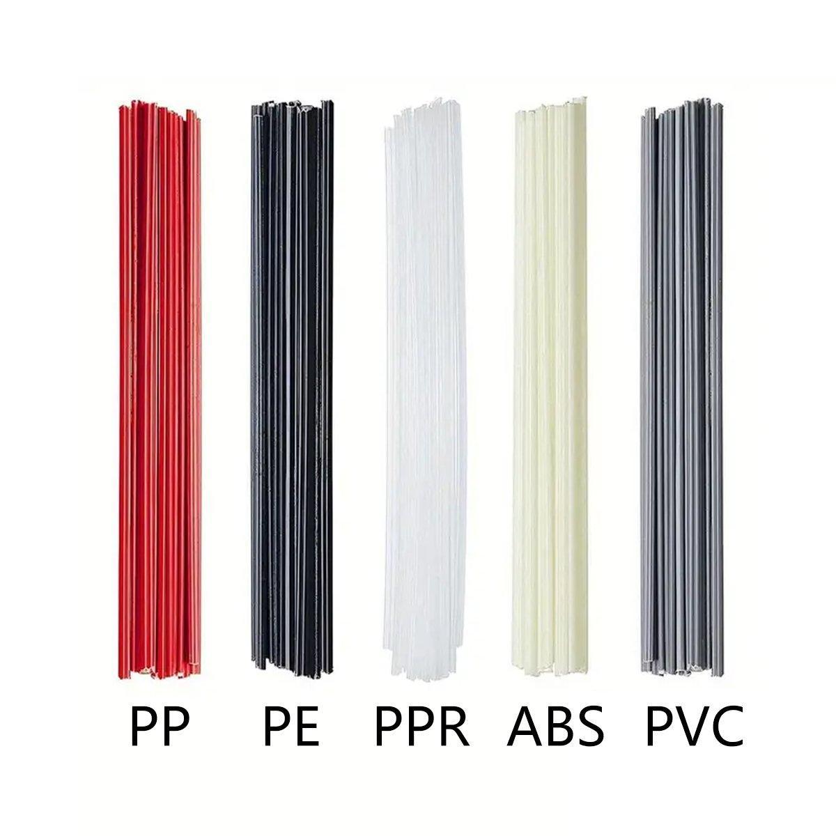 Bumper Plastic Welding Rod Torch 50CM/25CM Assorted Colours and Materials - White - PP 25cm