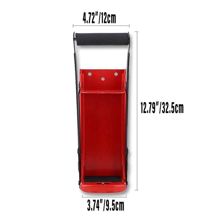 Can Crusher 12/16oz Beer Smasher Aluminium Recycling Wall Mount Bottle Opener - Red