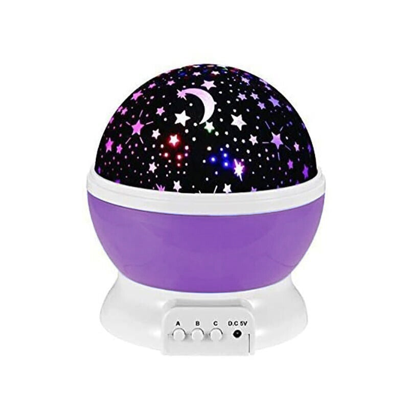 LED Night Star Galaxy Projector Rotating Lamp for Bedroom Ambience and Gift Use - Blue