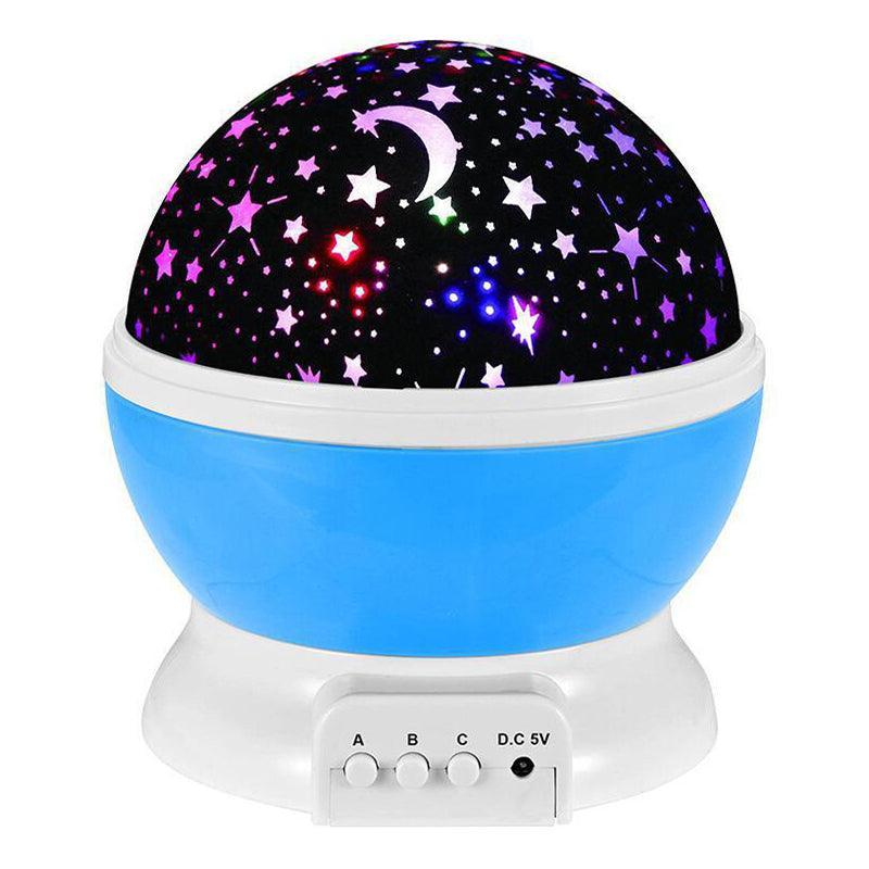 LED Night Star Galaxy Projector Rotating Lamp for Bedroom Ambience and Gift Use - Pink