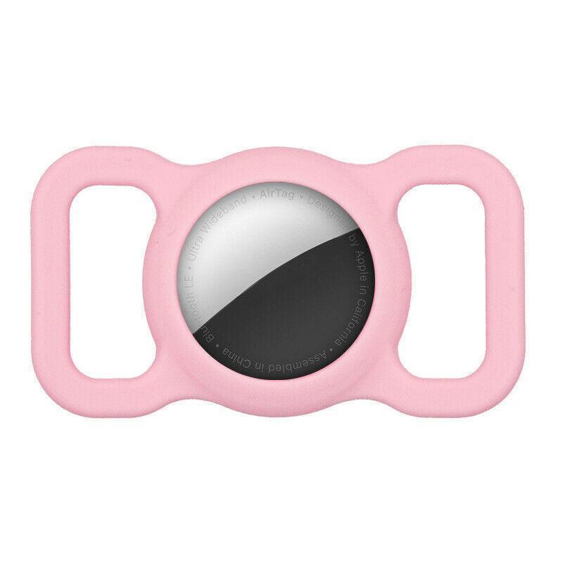 Silicone Collar Attachment Case Compatible with Tracking Device for Pets - Black