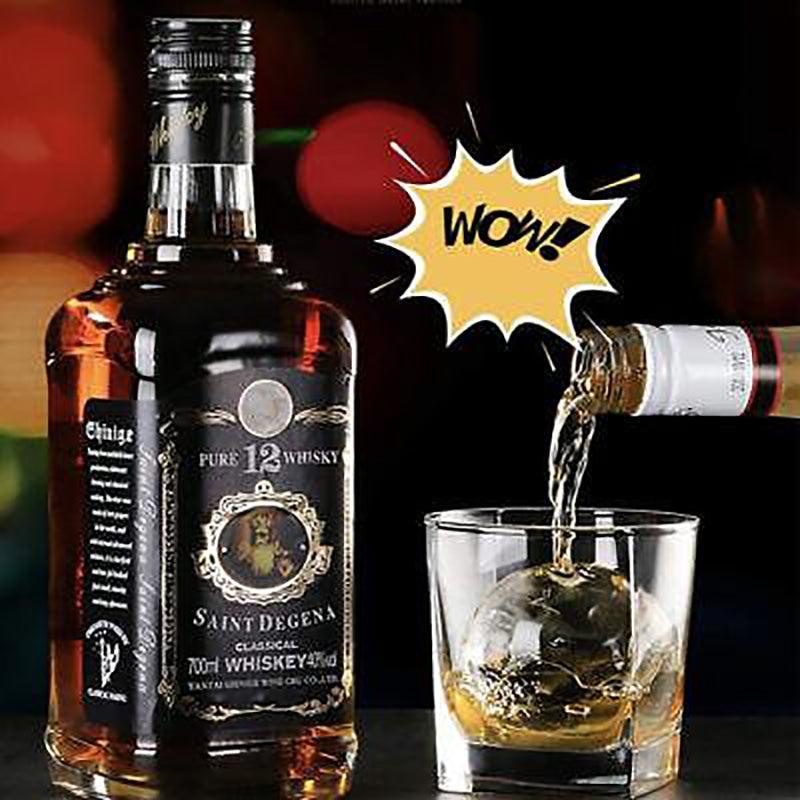 Large Ice Cube Tray Ball Maker Big Silicone Mold Sphere Whiskey Round Mould - Circular 4 grid
