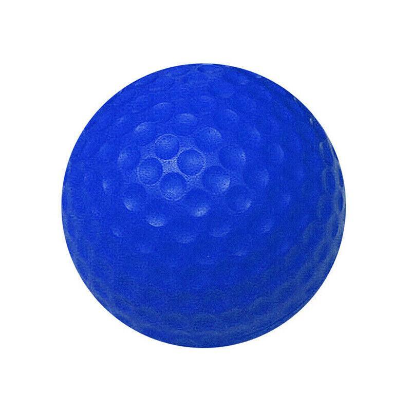 Indoor Outdoor Golf Training Foam Balls 12 Pack PU Soft Practice Accessories - Orange