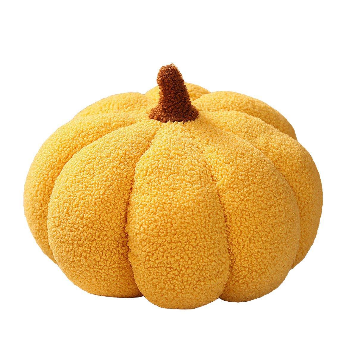 Soft Plush Pumpkin Pillow Cushion Sofa Living Room Bay Window Decor Indoor Toy - Dark Green