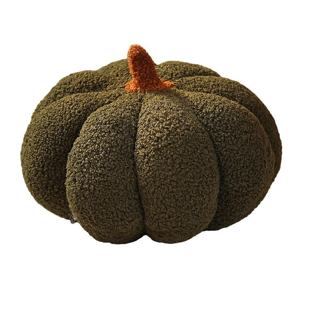Soft Plush Pumpkin Pillow Cushion Sofa Living Room Bay Window Decor Indoor Toy - Yellow