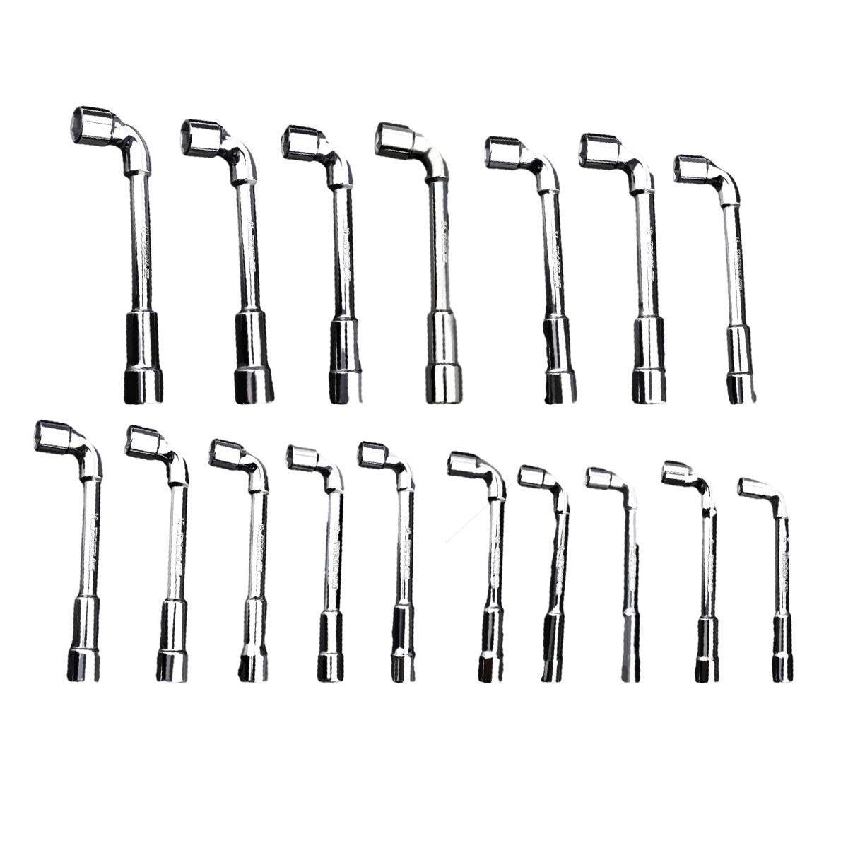 6-23mm L Shaped Socket Wrench Elbow Multi Size Hardware Repair Tool Set - 16mm
