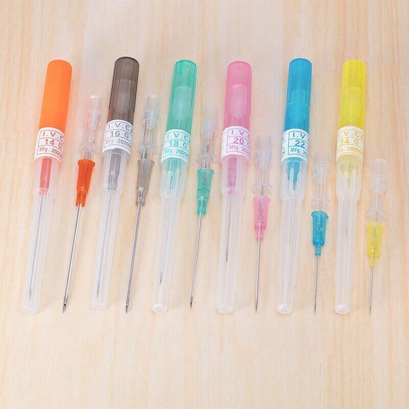 14G - 26G Catheter Cannular Tube Sterilized Body Piercing Needles 5Pcs - 1.6MM 14G