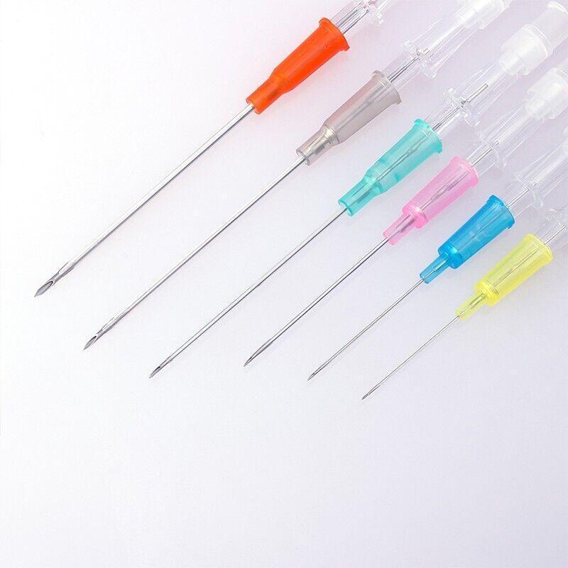 14G - 26G Catheter Cannular Tube Sterilized Body Piercing Needles 5Pcs - 1.6MM 14G
