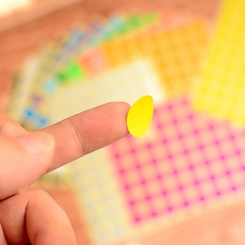 Purple Assorted Sizes Colour Sticker Dots Adhesive Round Labels Circular Spot Scrapbook - 13mm*132 Dots