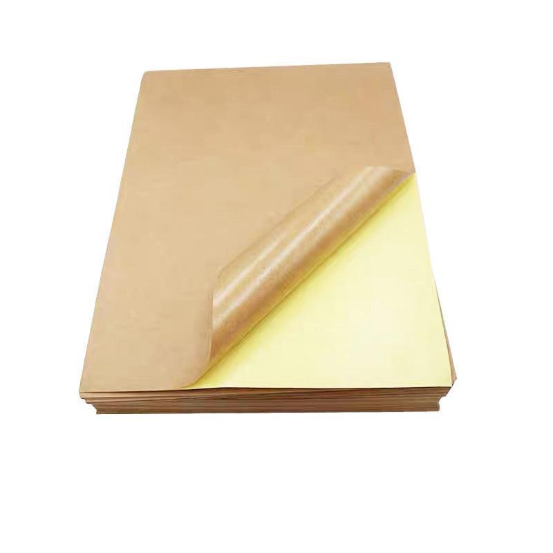 A4 Self Adhesive Sticker Paper Sheet Label Laser Inkjet Print Mailing Address - White Glossy*100 PCS
