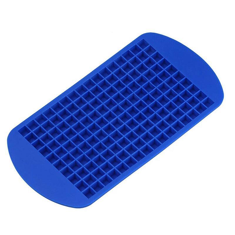 160 Grids Silicone Ice Cube Tray Ice Maker Mold Mini Frozen Cubes for Drink DIY - Green