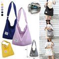 Womens Large Canvas Handbag Ladies Travel Messenger Shoulder Bag Hobo Tote Purse - Yellow