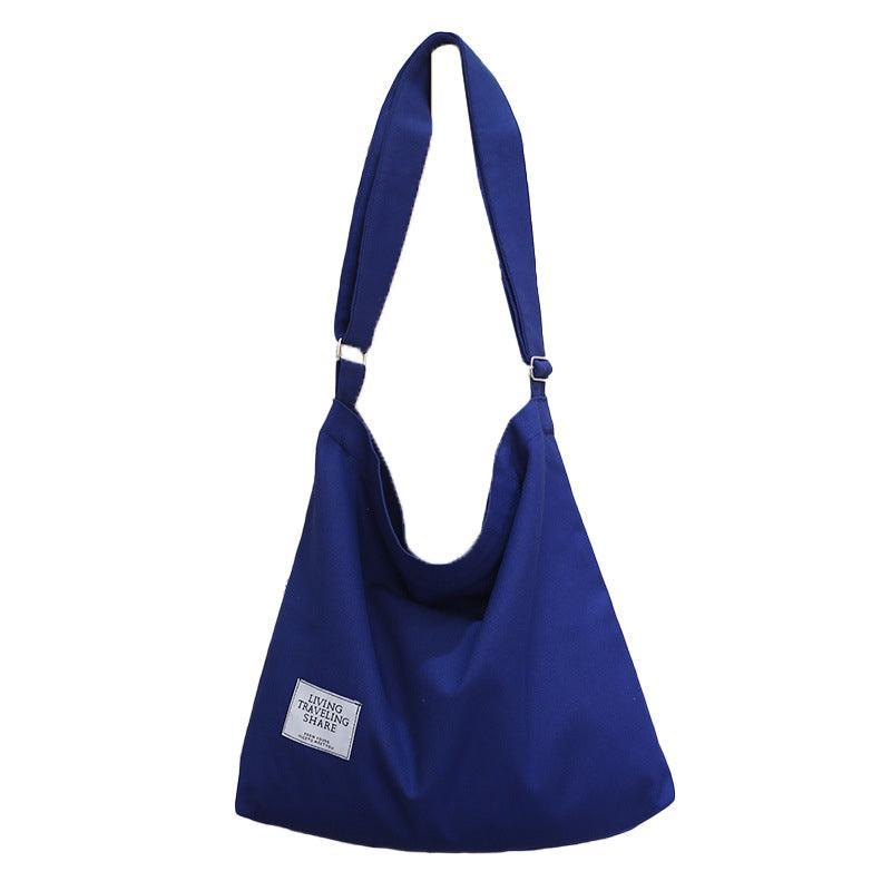 Womens Large Canvas Handbag Ladies Travel Messenger Shoulder Bag Hobo Tote Purse - Yellow