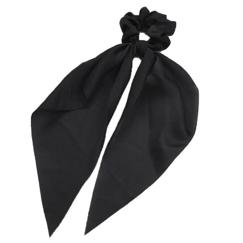 Chiffon Ponytail Scarf Bow Elastic Hair Rope Tie Scrunchies Ribbon Hair Bands - 12