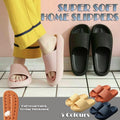 Ultra-Soft Pillow Slides EVA Slippers for Indoor Outdoor Use – Thick Anti-Slip Sole - Yellow 40-41