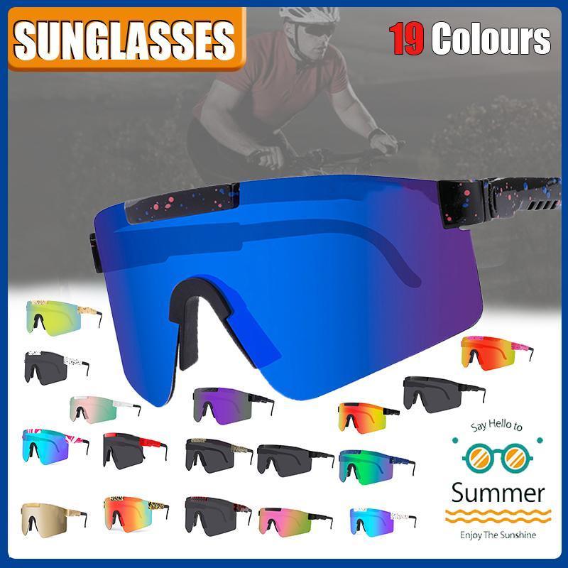Cycling Sunglasses Goggles Bicycle Outdoor Sports Unisex Glasses Men Eyewear - C04