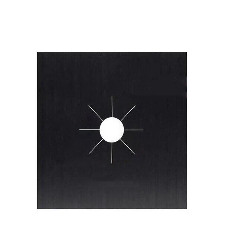 Gas Stove Burner Covers Reusable Hob Protectors Non Stick Liner Pad 4 Pcs - 4 PCS Silver