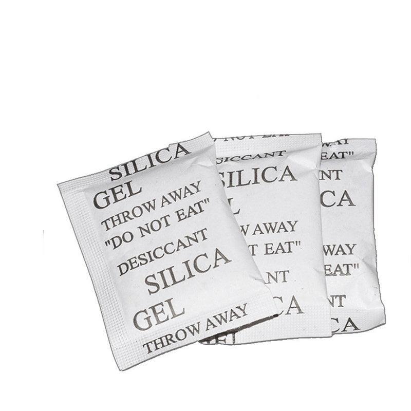 Up To2000X 1G Silica Gel Packets Moisture Absorber Desiccant Reusable Food Grade - 50 PCS