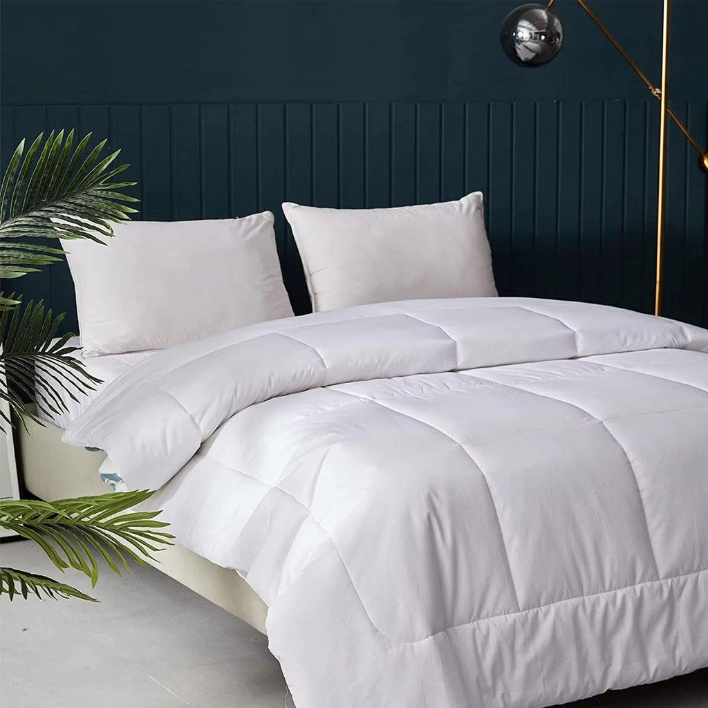 Luxury Hotel Quilt Core – Soft Microfiber Down Alternative Comforter for All Seasons - 245x210cm-Brushed