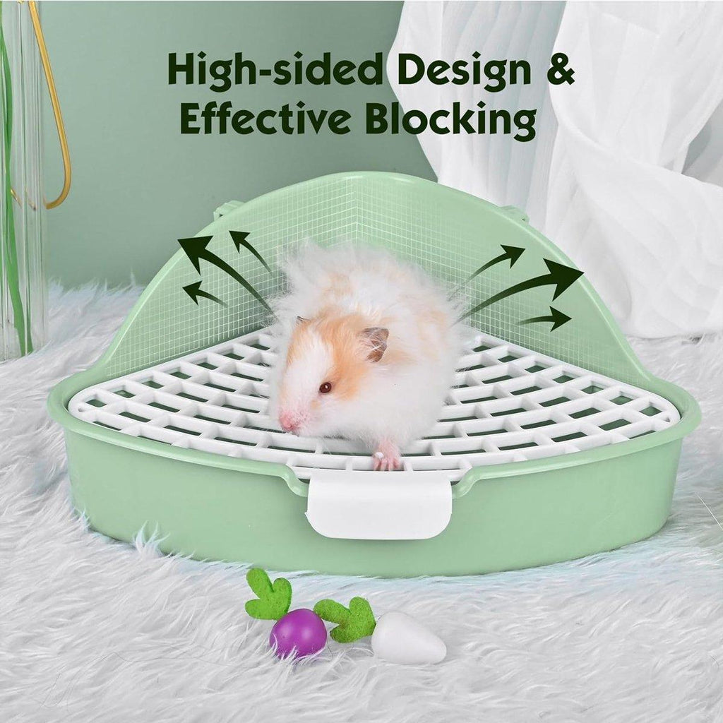 Rabbit Litter Box And Small Animals Pet Toilet Pee Pad Supplies Potty Rabbit - Yellow