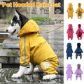 Waterproof Four Corner Pet Raincoats In Large Medium And Small Sizes Are Suitable For Dogs - Orange - M
