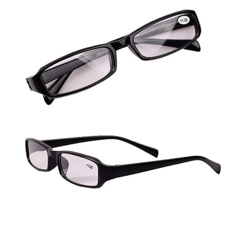6 Pairs Mens Ladies Wayfarer Frame Magnifying Reading Glasses Au - +4.00