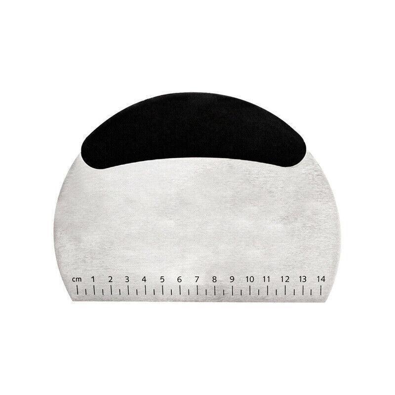 Dough Scraper Stainless Steel Bake Cake Slicer Pastry Cutter Multipurpose Bench - Rectangle