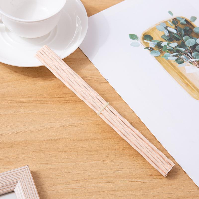 Premium Quality Reed Diffuser Reeds Rattan Stick 3x260mm Wood Colour - 10pcs
