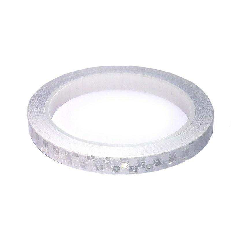 8m Reflective Tape for Bikes Cars Motorcycles Waterproof High Visibility Strip - Black-Yellow