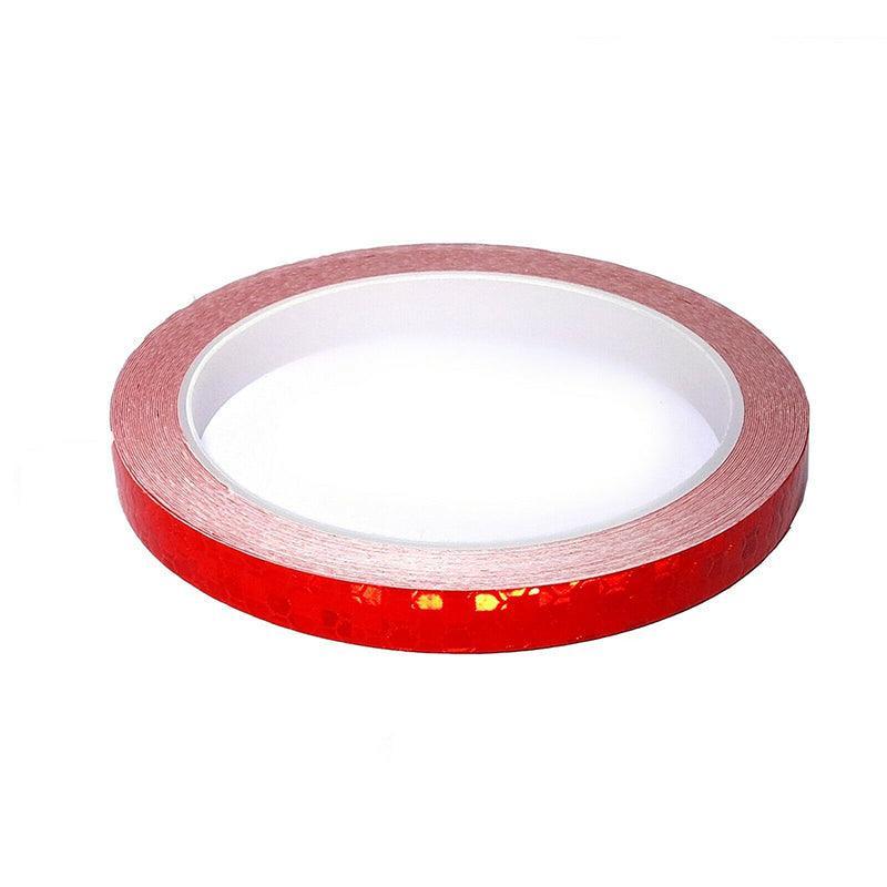 8m Reflective Tape for Bikes Cars Motorcycles Waterproof High Visibility Strip - Black-Yellow
