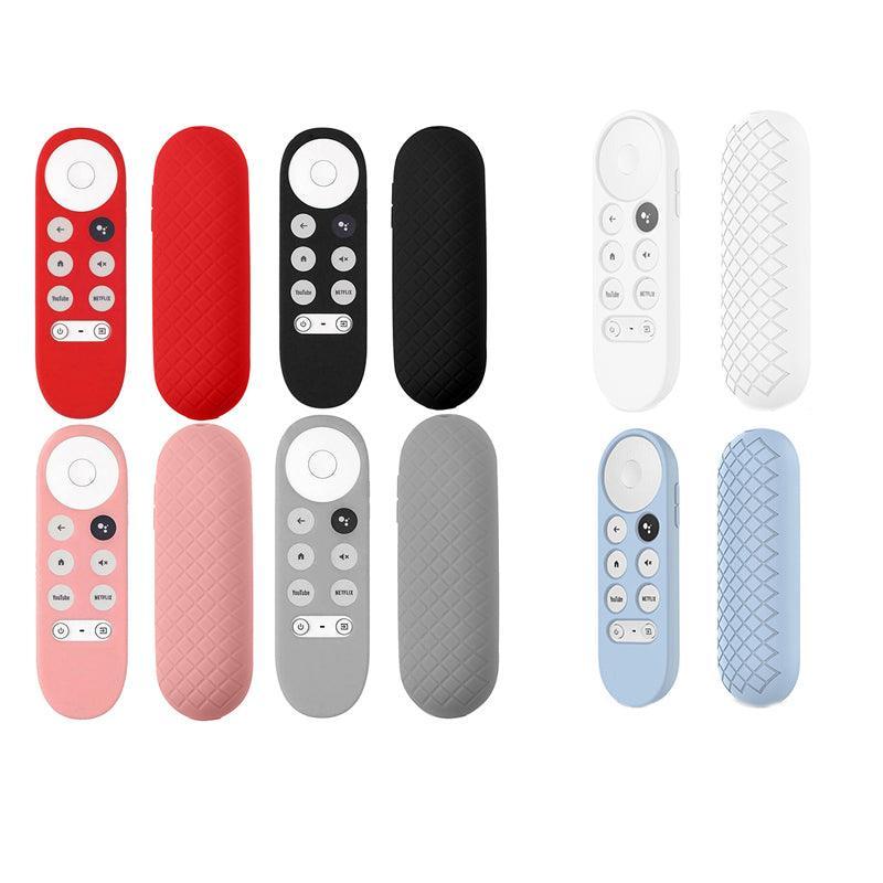 Silicone Case Protective Cover Shell For Google Chromecast Tv 2020 Voice Remote - Grey