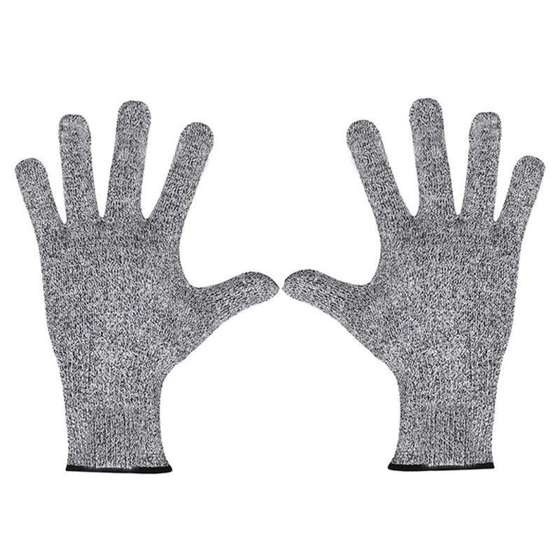 Cut Resistant Gloves Anti-Cutting Food Grade Level 5 Kitchen Butcher Protection - M (23CM)