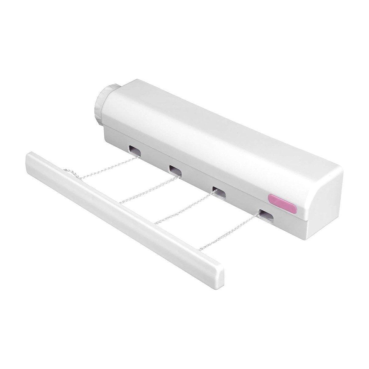 Wall Mounted Clothes Hanger Dryer Clothesline Laundry Washing Line Drying Rack - 4lines