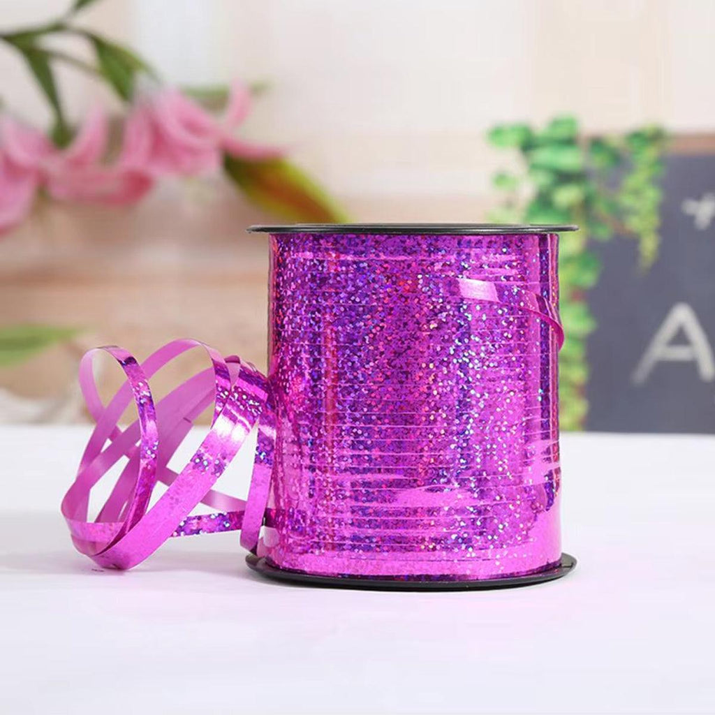 5mm Balloon Ribbon Curling Party String Gift Wrap Decoration Birthday Wedding - Laser-Gold
