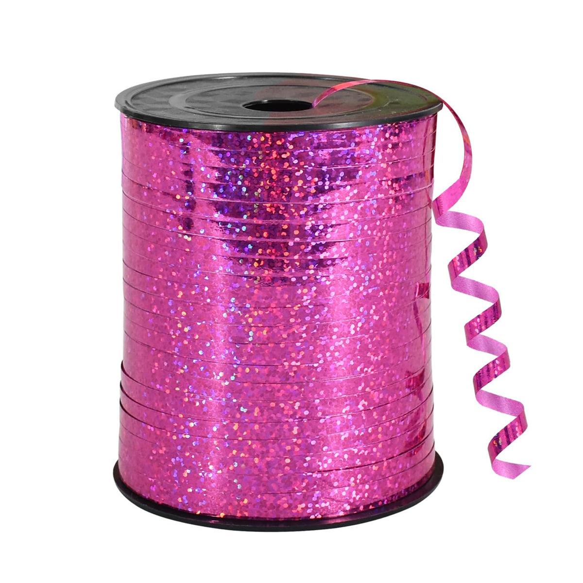 5mm Balloon Ribbon Curling Party String Gift Wrap Decoration Birthday Wedding - Laser-Silver