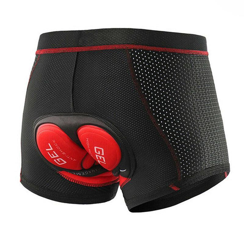 Men Cycling Shorts 3D Padded Bike Underwear Quick Dry Breathable Bicycle Pants - XL