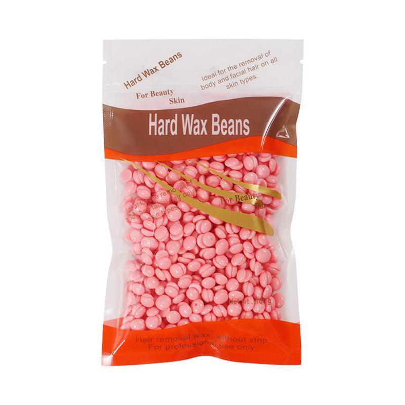 300G Hard Wax Bean No Strip No Pain Hot Film Body Waxing Hair Removal Depilatory - Rose