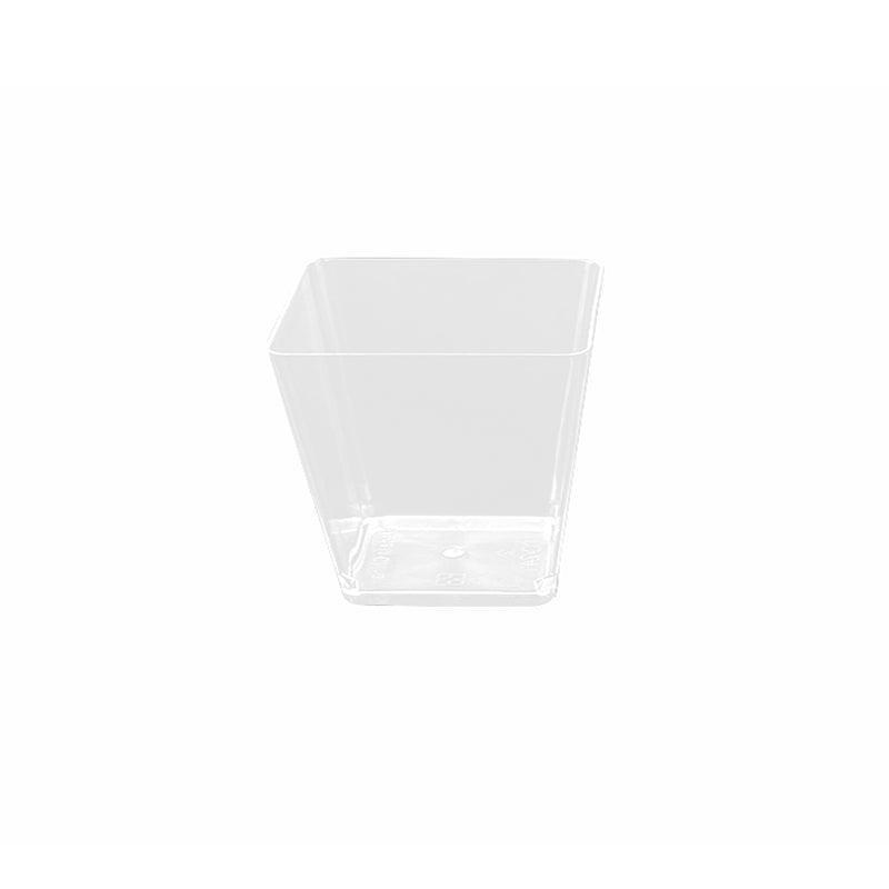 40-50 Pcs Mousse Cake Dessert Cups Clear Plastic Sample Drink Wine Jelly Tumbler - 40PCS-Round-60*80MM