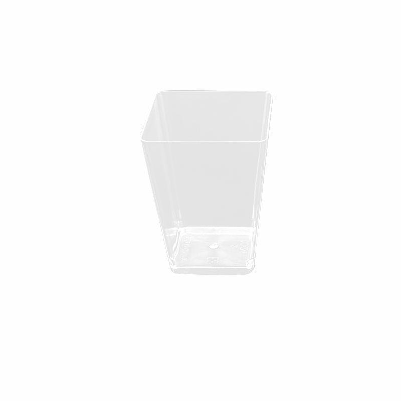 40-50 Pcs Mousse Cake Dessert Cups Clear Plastic Sample Drink Wine Jelly Tumbler - 40PCS-Round-60*80MM