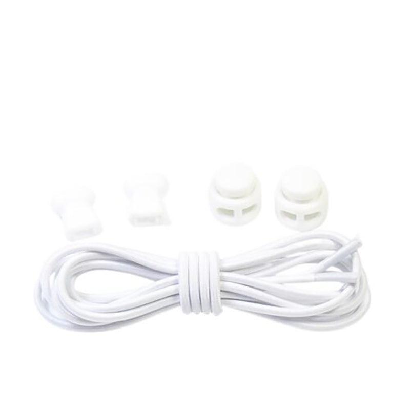 No Tie Elastic Shoelaces with Toggle Locks for Sneakers Running Walking Shoes - Black