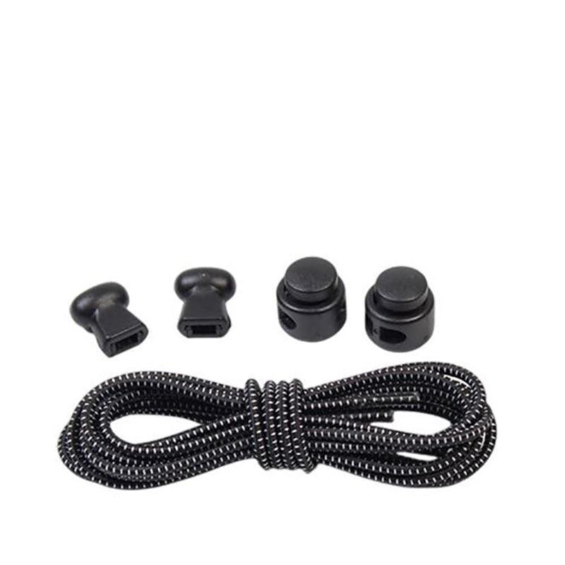 No Tie Elastic Shoelaces with Toggle Locks for Sneakers Running Walking Shoes - Purple