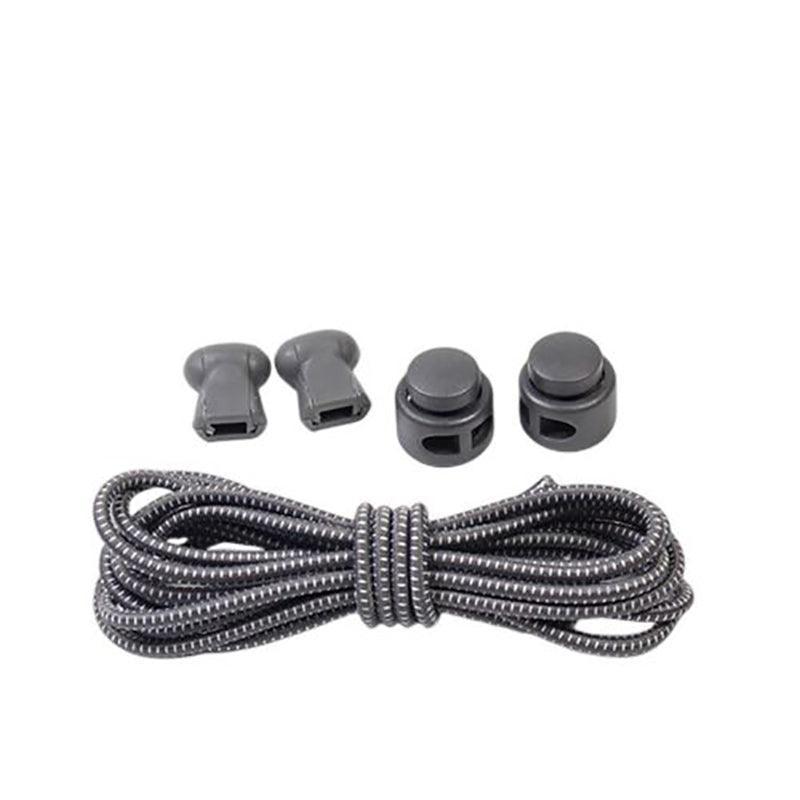 No Tie Elastic Shoelaces with Toggle Locks for Sneakers Running Walking Shoes - Purple