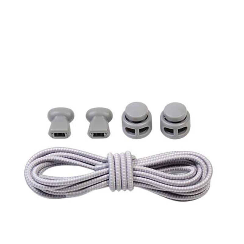 No Tie Elastic Shoelaces with Toggle Locks for Sneakers Running Walking Shoes - Rose Red