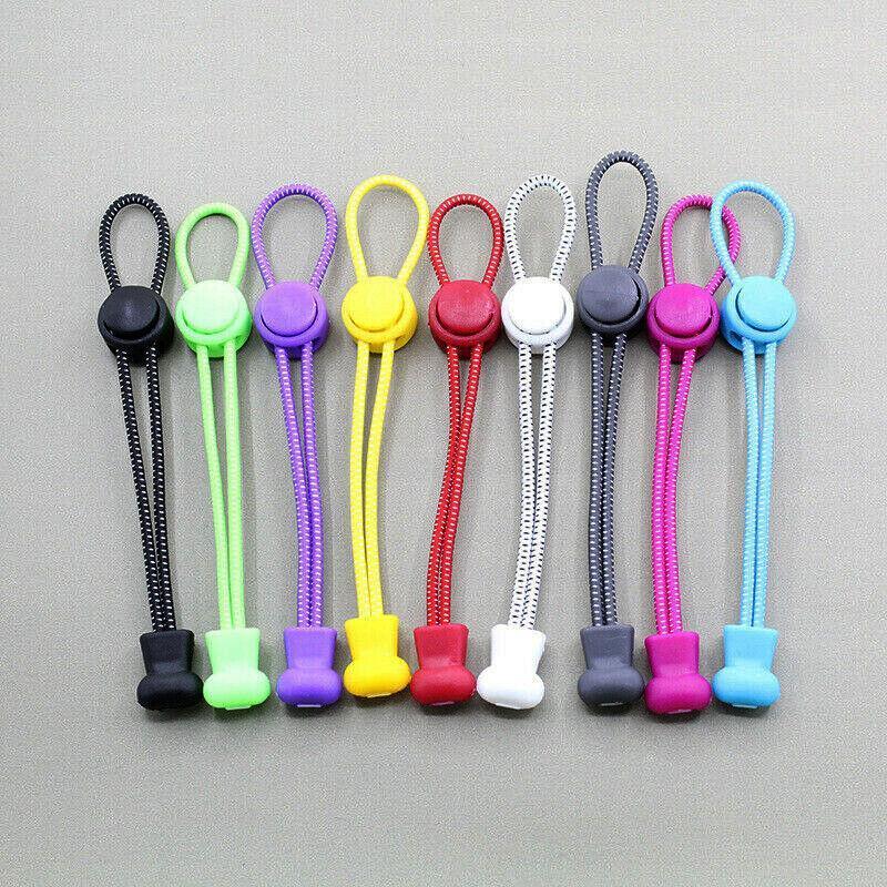 No Tie Elastic Shoelaces with Toggle Locks for Sneakers Running Walking Shoes - Royal Blue