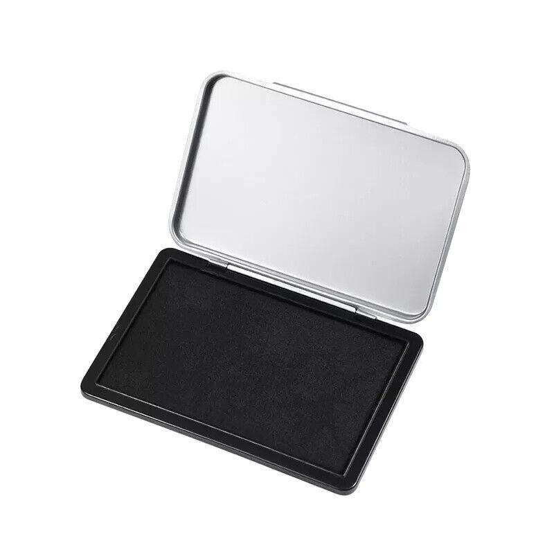 Ink Pad for Rubber Stamps and Fingerprint Crafts Non Toxic Ink for Office and DIY Use - Blue