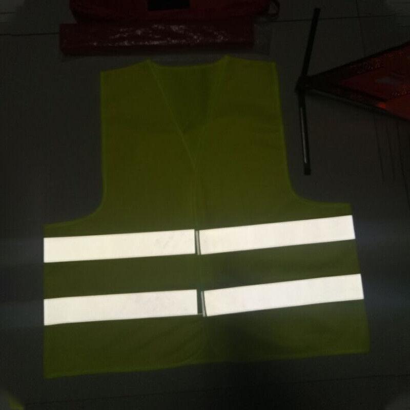 Yellow Reflective High Visibility Vest Workwear for Day and Night Use - 3XL